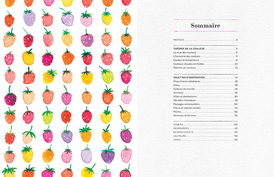 Livre : L'harmonie des couleurs pour l'aquarelle | Illustration ...
